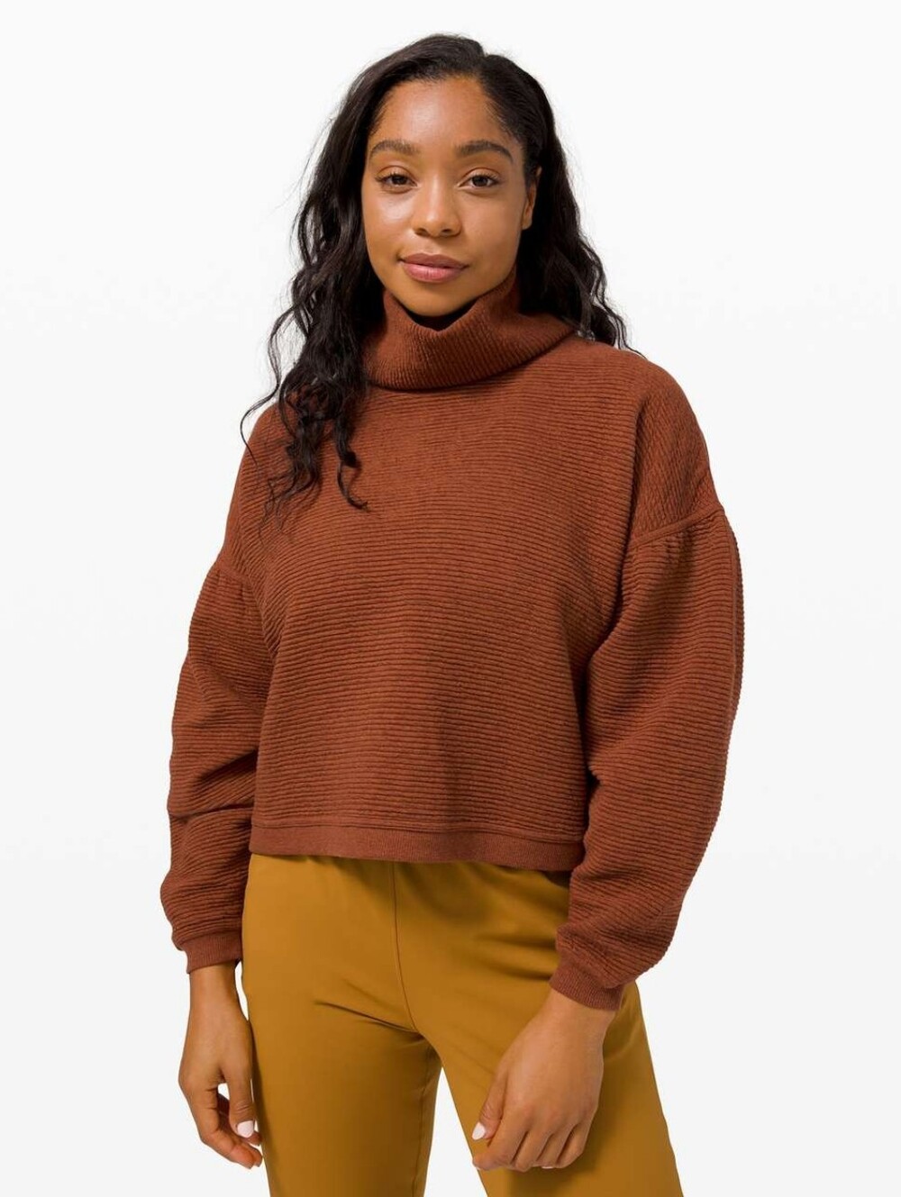 Lululemon Peaceful Moments Pullover Sweater Ancient Copper Size L/XL
